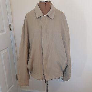 Ben Hogan Men's Tan Wool and Cashmere Jacket SZ L